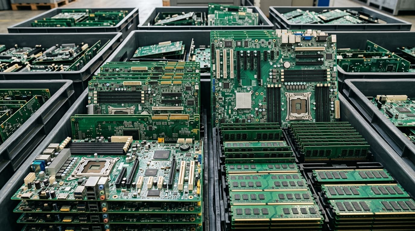 Industrial Electronic Circuit Scrap Sorting in Chittagong